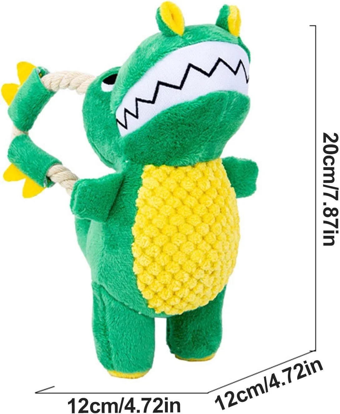 Exciting Squeaky Plush Dog Toy for Puppies - Durable Chew Toy for Small to Medium Breeds