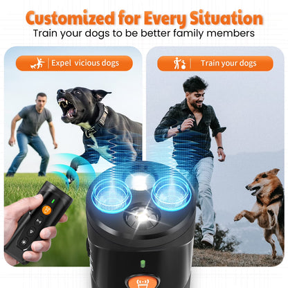 Revolutionary Ultrasonic Bark Control Device - The Ultimate Handheld Solution for Training Your Dog and Curbing Bad Behavior