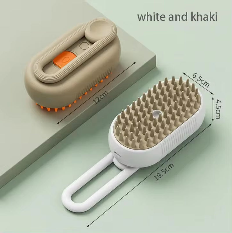 Revolutionary Pet Spray Comb for Effortless Grooming - Electric Hair Removal Brush with One-Click Spray for Cats and Dogs