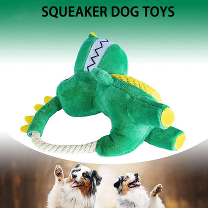 Exciting Squeaky Plush Dog Toy for Puppies - Durable Chew Toy for Small to Medium Breeds
