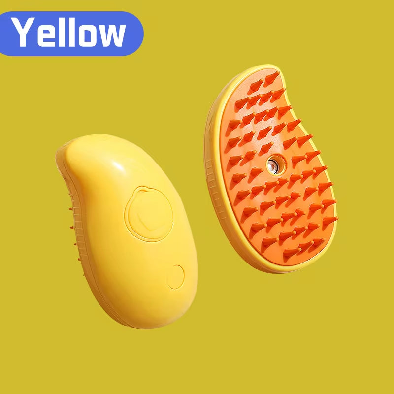 3-in-1 Electric Pet Grooming Brush with Steam and Spray - Perfect for Cats and Dogs!