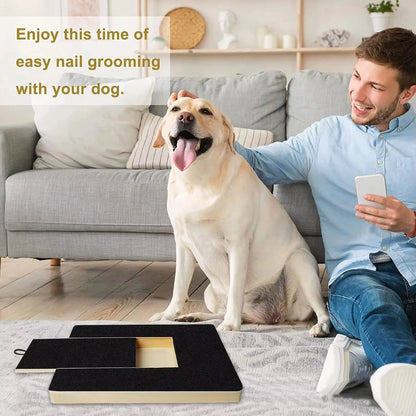 Transform Grooming into Fun with Our Dog Nail Scratch Board & Treat Drawer - The Ultimate Stress-Free Solution for All Breeds