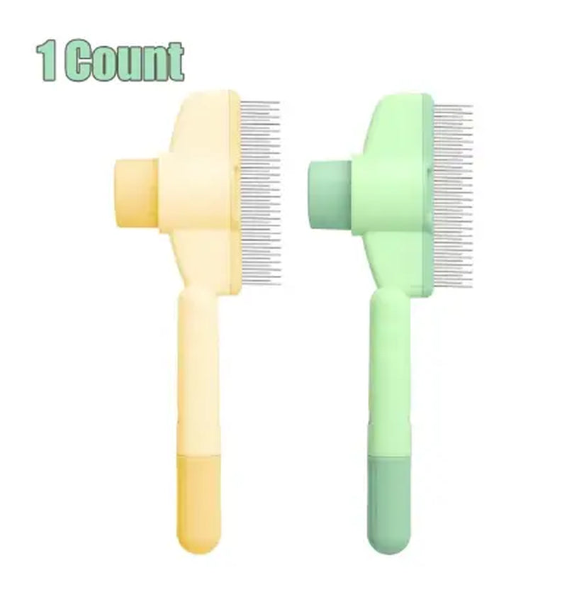 Transform Your Pet's Grooming Routine with Our Self-Cleaning 2-Pack Pet Hair Removal Comb – Perfect for Dogs & Cats of All Hair Types!