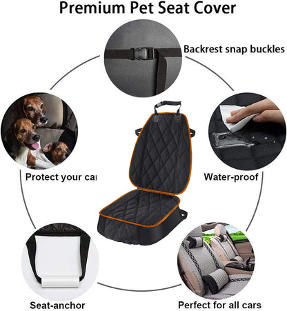 Ultimate Dog Car Seat Cover - Heavy Duty Waterproof Protector for Cars, SUVs & Trucks - 2-Pack with Side Flaps for Maximum Coverage and Comfort