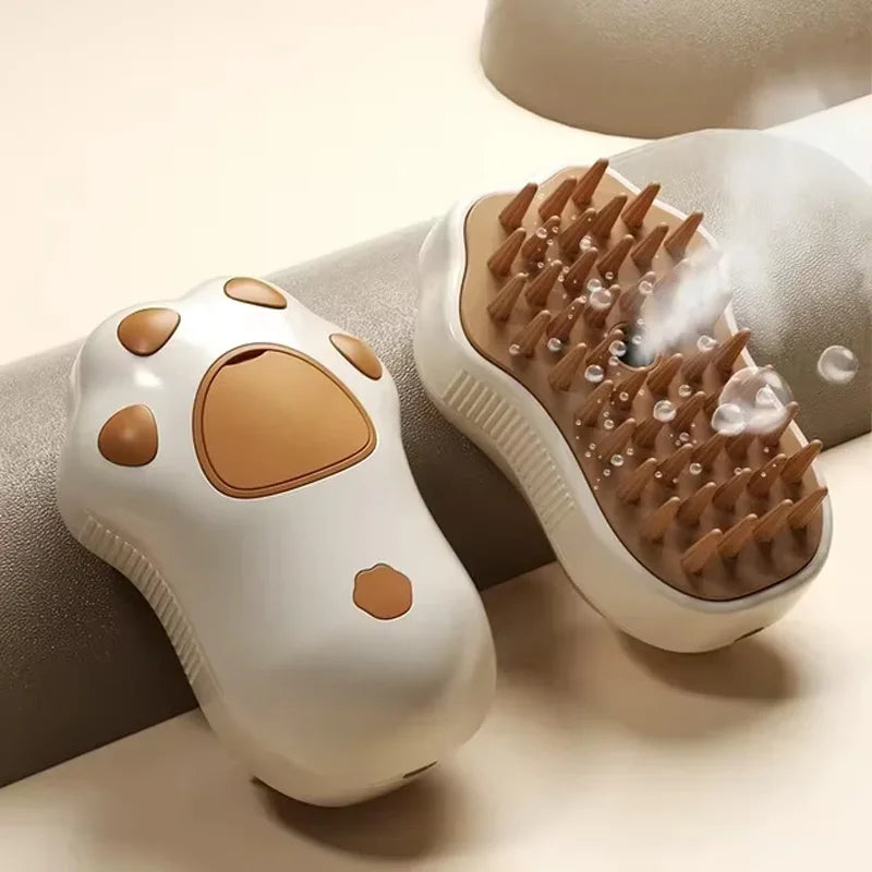 3-in-1 Electric Pet Grooming Brush with Steam and Spray - Perfect for Cats and Dogs!