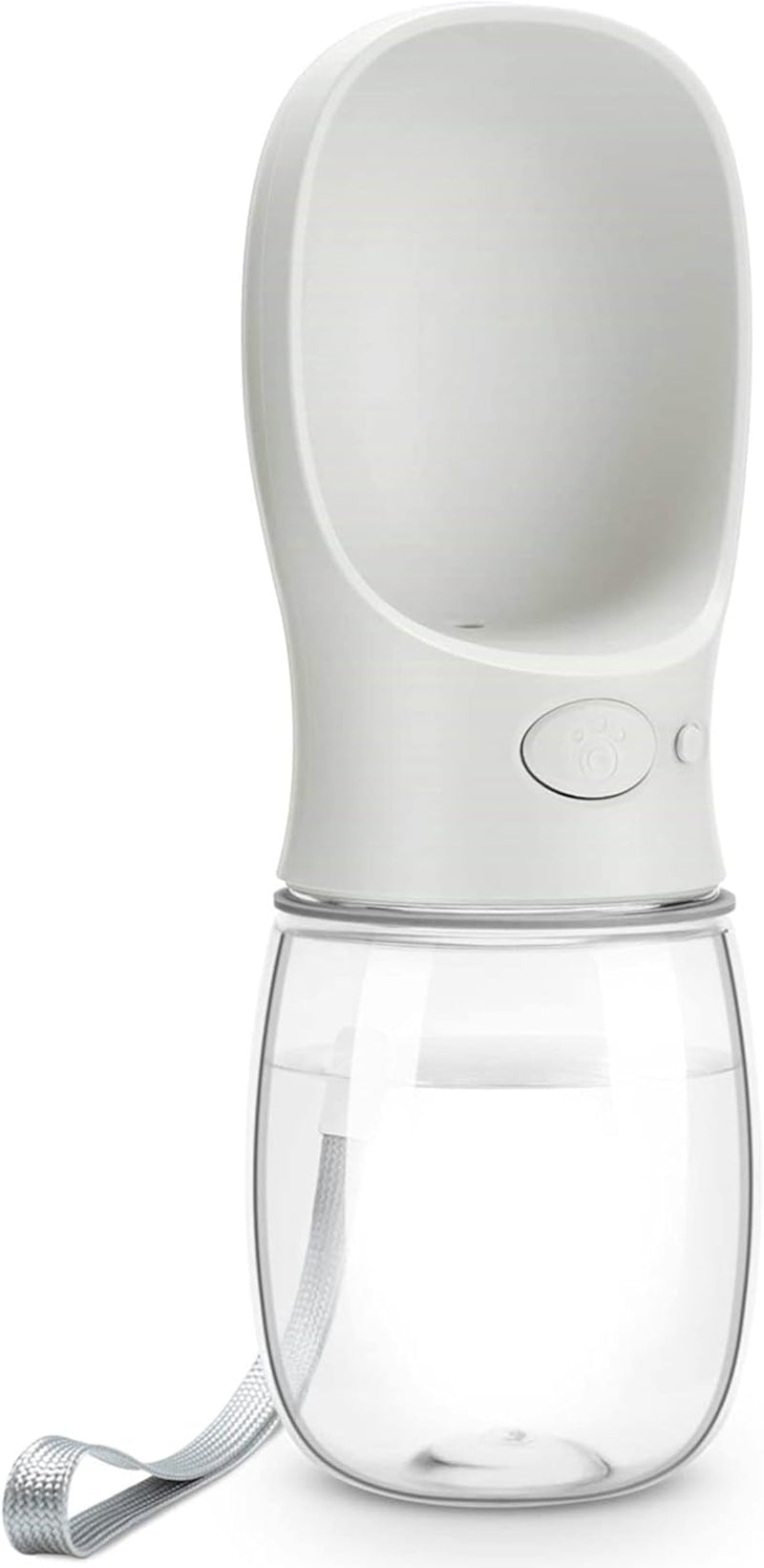 Portable Leak-Proof Dog Water Bottle - Perfect Travel Companion for Your Pup (Milk White, 12oz)