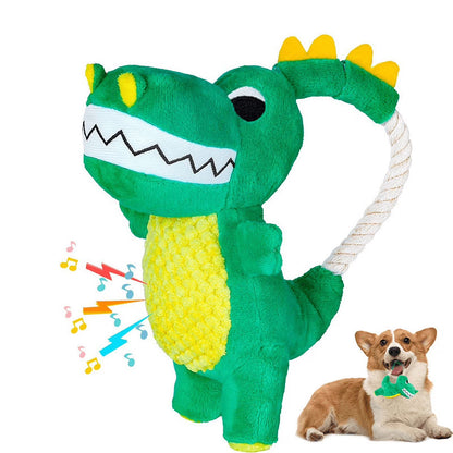 Exciting Squeaky Plush Dog Toy for Puppies - Durable Chew Toy for Small to Medium Breeds