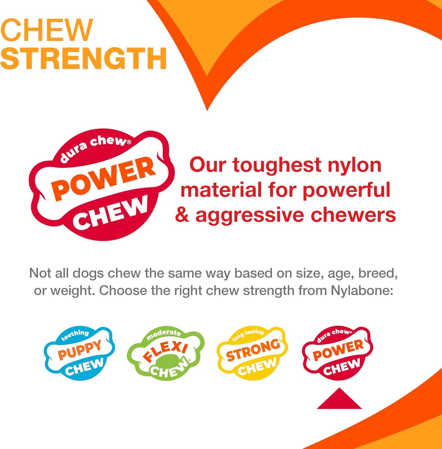 Power Chew Double Action Barbell Bone Dog Chew Toy for Large Breeds - Durable, Teeth-Cleaning, and Long-Lasting Chew Fun with Irresistible Bacon Flavor!