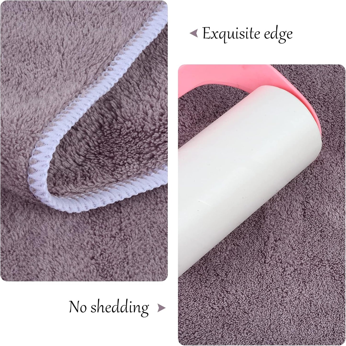 Ultra-Absorbent Microfiber Dog Towel - Quick Dry Pet Bath Towel for Dogs & Cats in Purple | Large 30x50 Inch Size with Adorable Paw Print Design