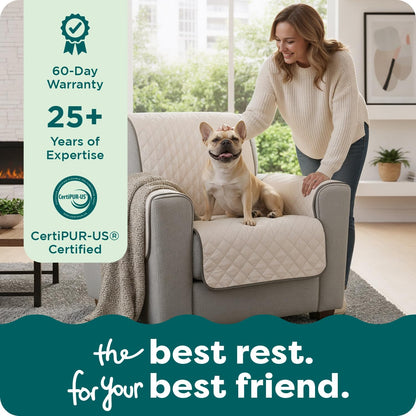Ultimate Water-Resistant Reversible Sofa Cover for Pets - Stylish Gray Mist Couch Protector with Secure Straps and Easy-Care Machine Washable Fabric