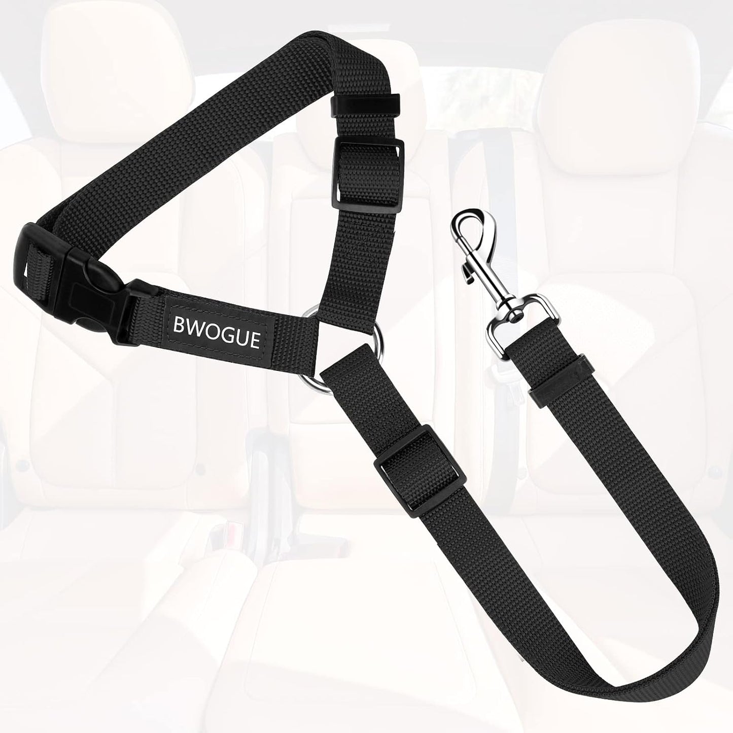 Ultimate Dog Seat Belt for Safe Car Travel - Adjustable, Durable, and Versatile 2-in-1 Leash for Dogs and Cats