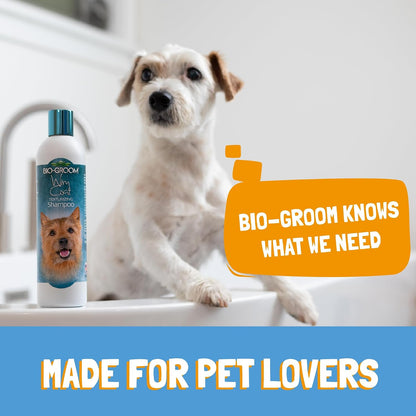 Transform Your Dog's Coat with BioGroom Wiry Coat Shampoo - Tearless, Texturizing Formula for Puppies and Dogs - Cruelty-Free, Made in the USA - 12 Fl Oz