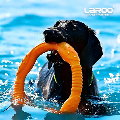 Exciting Green Dog Ring Toy - Durable Soft Flying Disc for Fun Fetching and Water Play, Perfect for Medium to Large Breeds!
