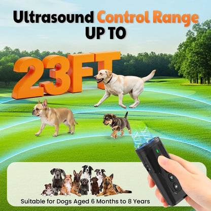 Revolutionary Ultrasonic Bark Control Device - The Ultimate Handheld Solution for Training Your Dog and Curbing Bad Behavior