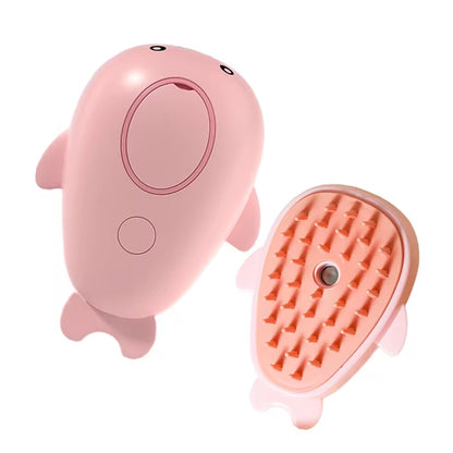 3-in-1 Electric Pet Grooming Brush with Steam and Spray - Perfect for Cats and Dogs!
