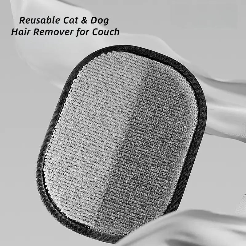 Effortlessly Remove Pet Hair with Our Reusable Electrostatic Pet Hair Remover Mitt – Perfect for Furniture, Carpets, and Bedding!
