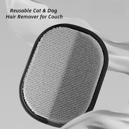 Effortlessly Remove Pet Hair with Our Reusable Electrostatic Pet Hair Remover Mitt – Perfect for Furniture, Carpets, and Bedding!