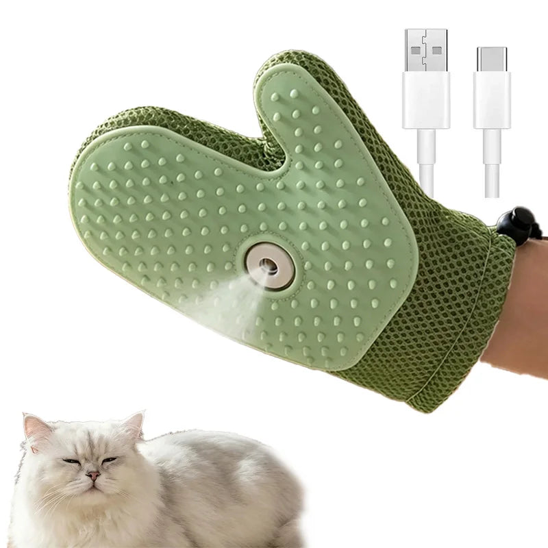 3-in-1 Electric Pet Grooming Brush with Steam and Spray - Perfect for Cats and Dogs!