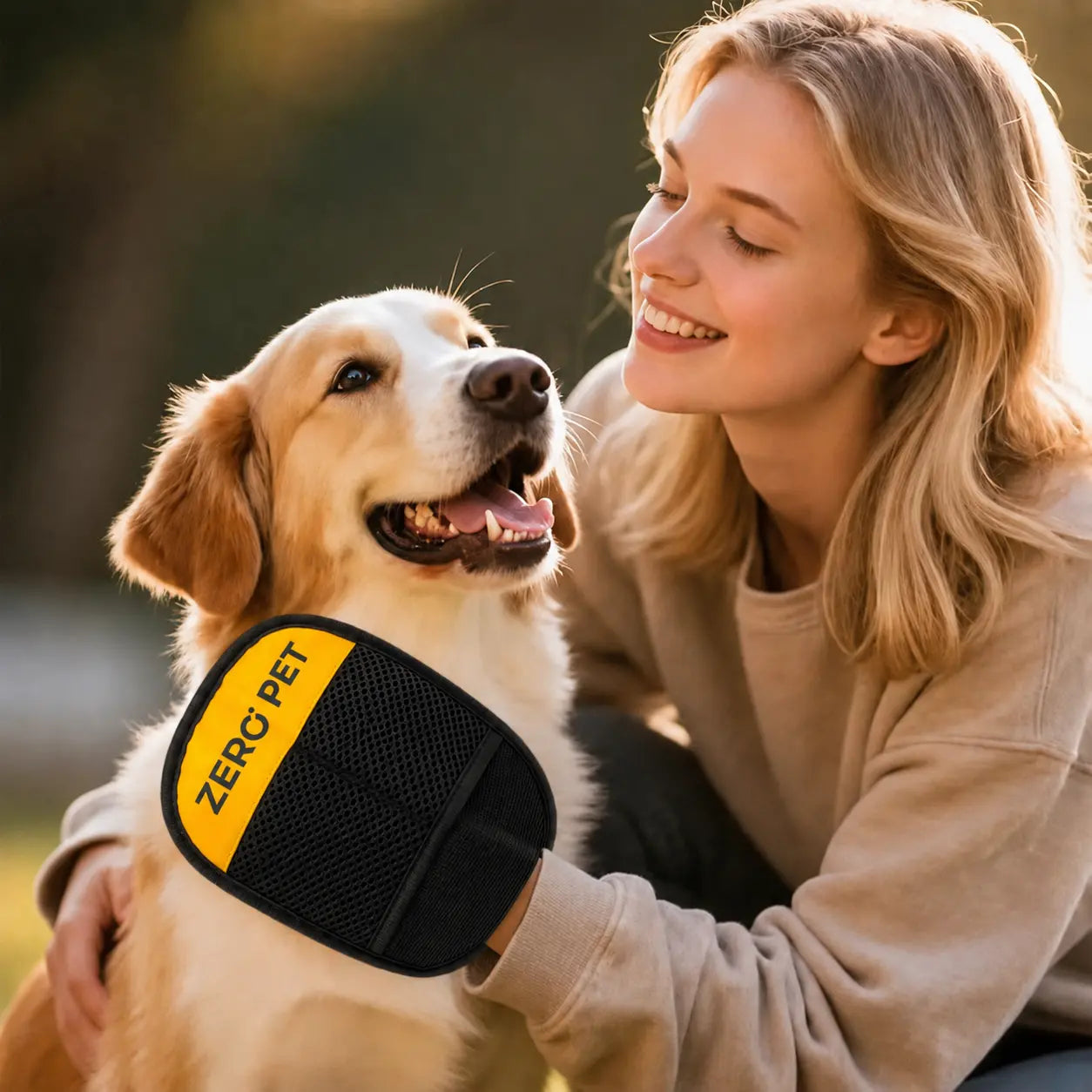 Effortlessly Remove Pet Hair with Our Reusable Electrostatic Pet Hair Remover Mitt – Perfect for Furniture, Carpets, and Bedding!