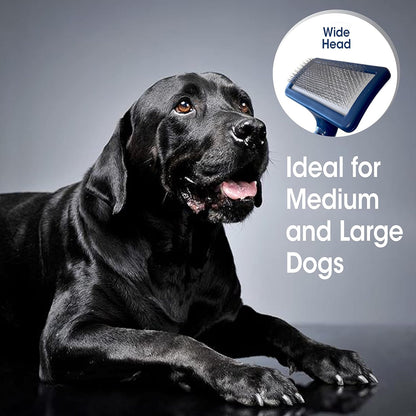 Transform Your Pet's Grooming Routine with the Magic Coat Professional Series Slicker Brush - Reduces Shedding, Enhances Shine, and Perfect for All Coat Types!