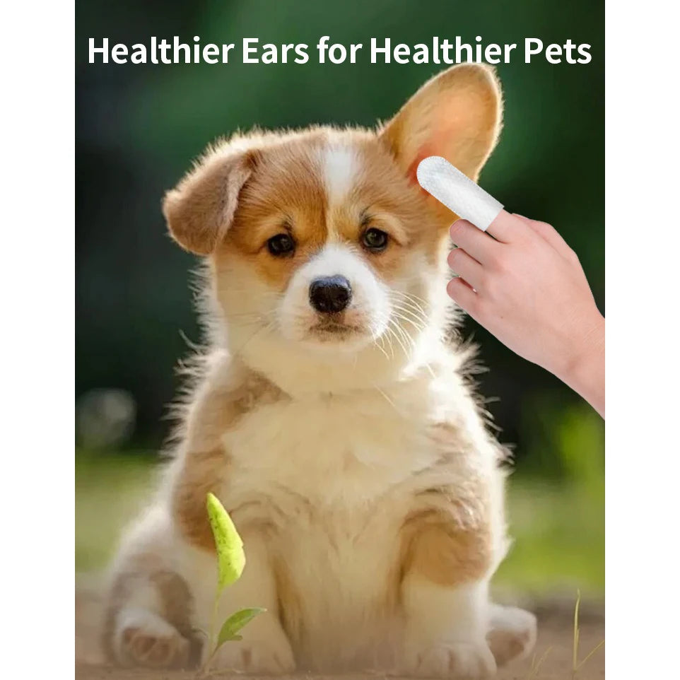 Ultimate Ear Cleaning Wipes for Cats and Dogs - Gentle Ear Care and Mite Removal