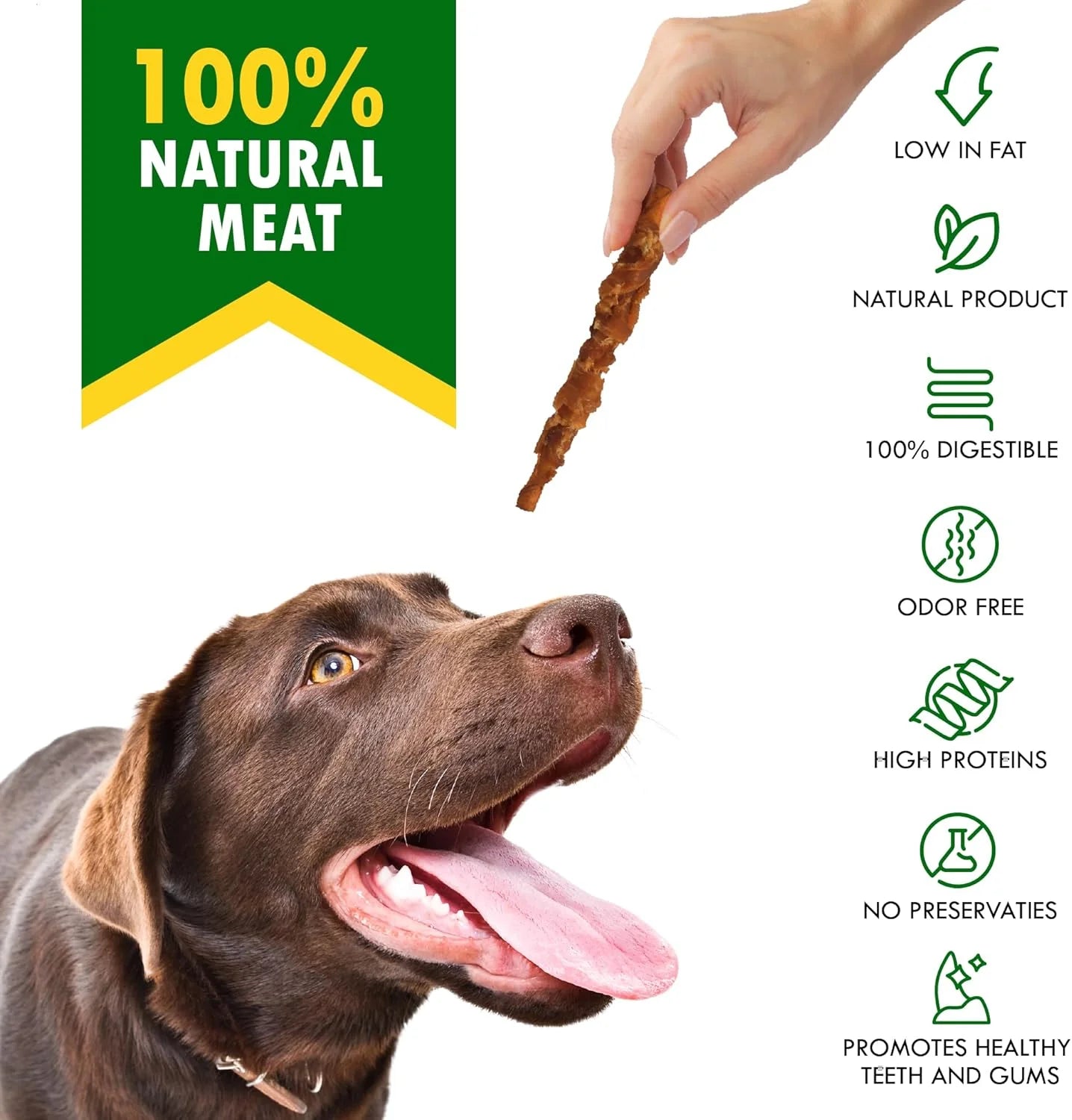 Irresistible Chicken-Wrapped Rawhide Sticks - Grain-Free Chew Treats for Dogs (10.6 Oz) - Perfect for Training & All Occasions